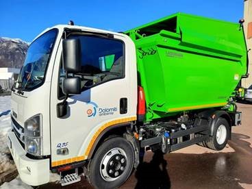 LADURNER WASTE COLLECTION VEHICLES FOR DOLOMITI AMBIENTE